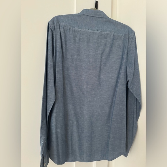 Vince Cotton Linen Blend Button down Shirt - Picture 2 of 3